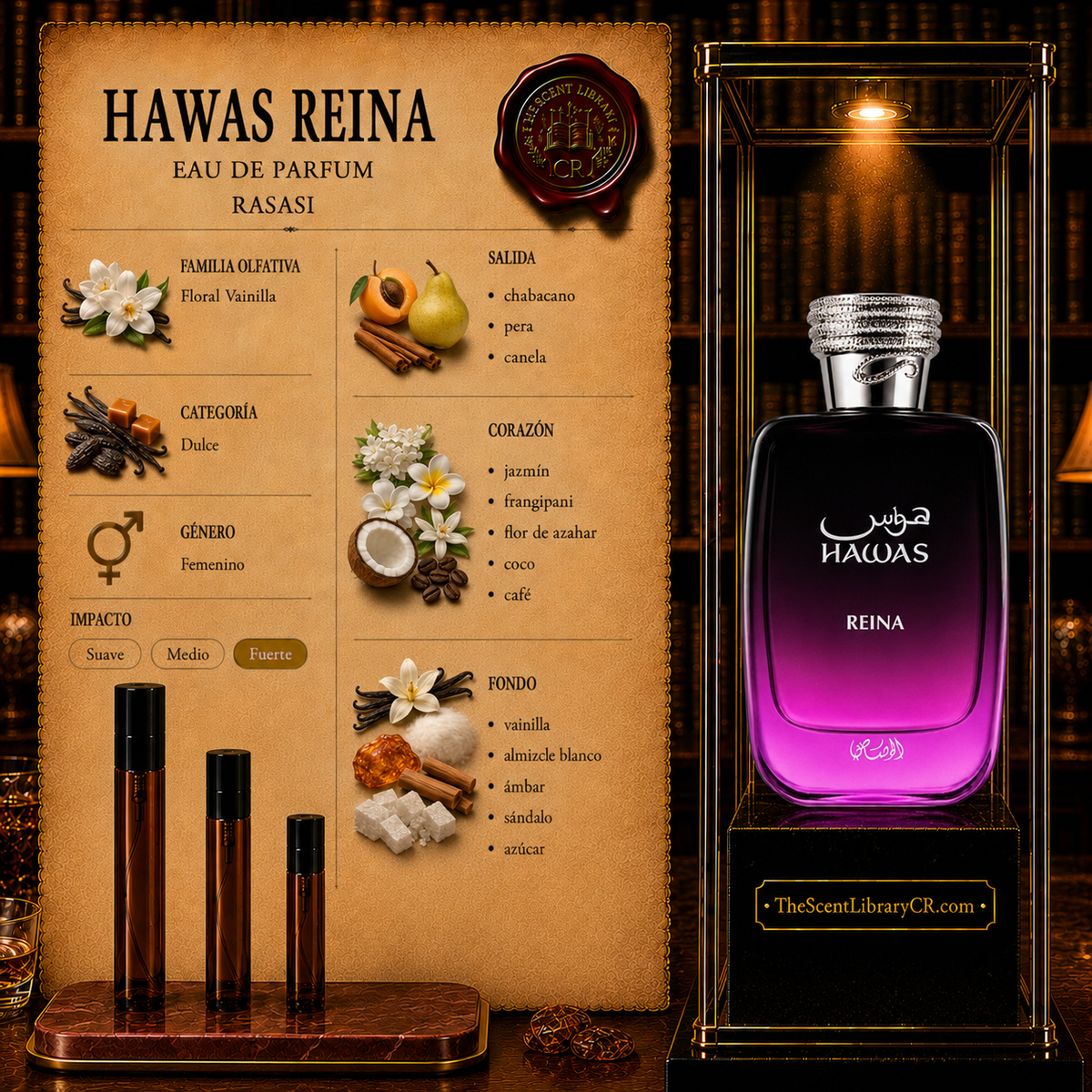 Imagen de notas de Rasasi Hawas Reina