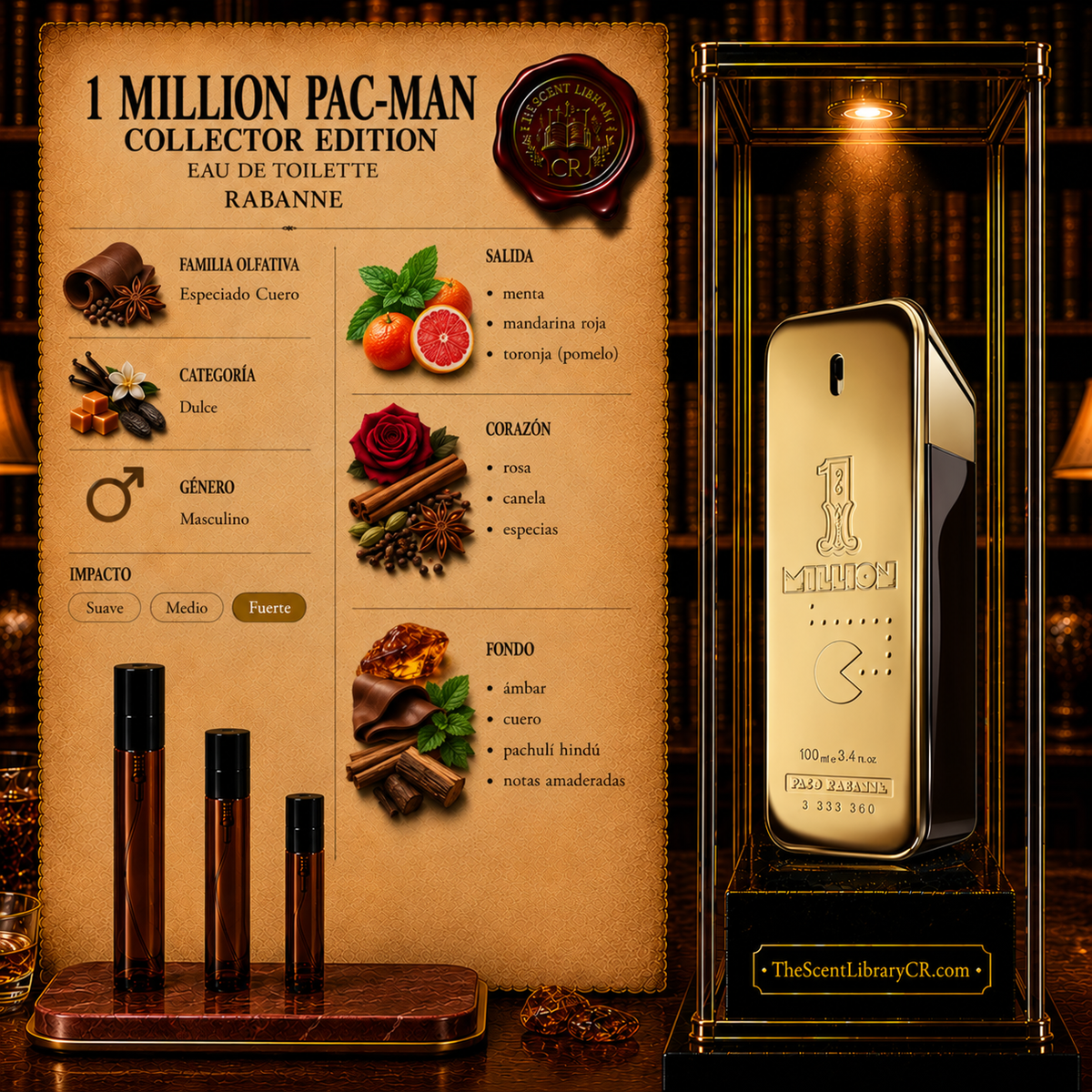 Imagen de notas de Rabanne 1 Million Pac-Man Collector Edition
