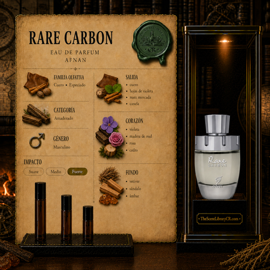 Imagen de notas de Afnan Rare Carbon
