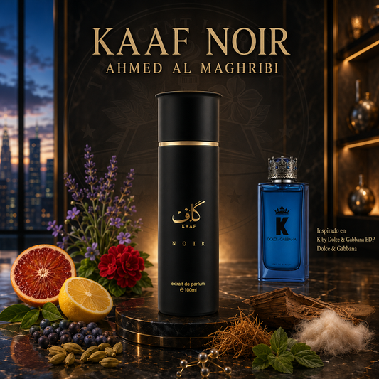 Imagen visual de Ahmed Al Maghribi Kaaf Noir