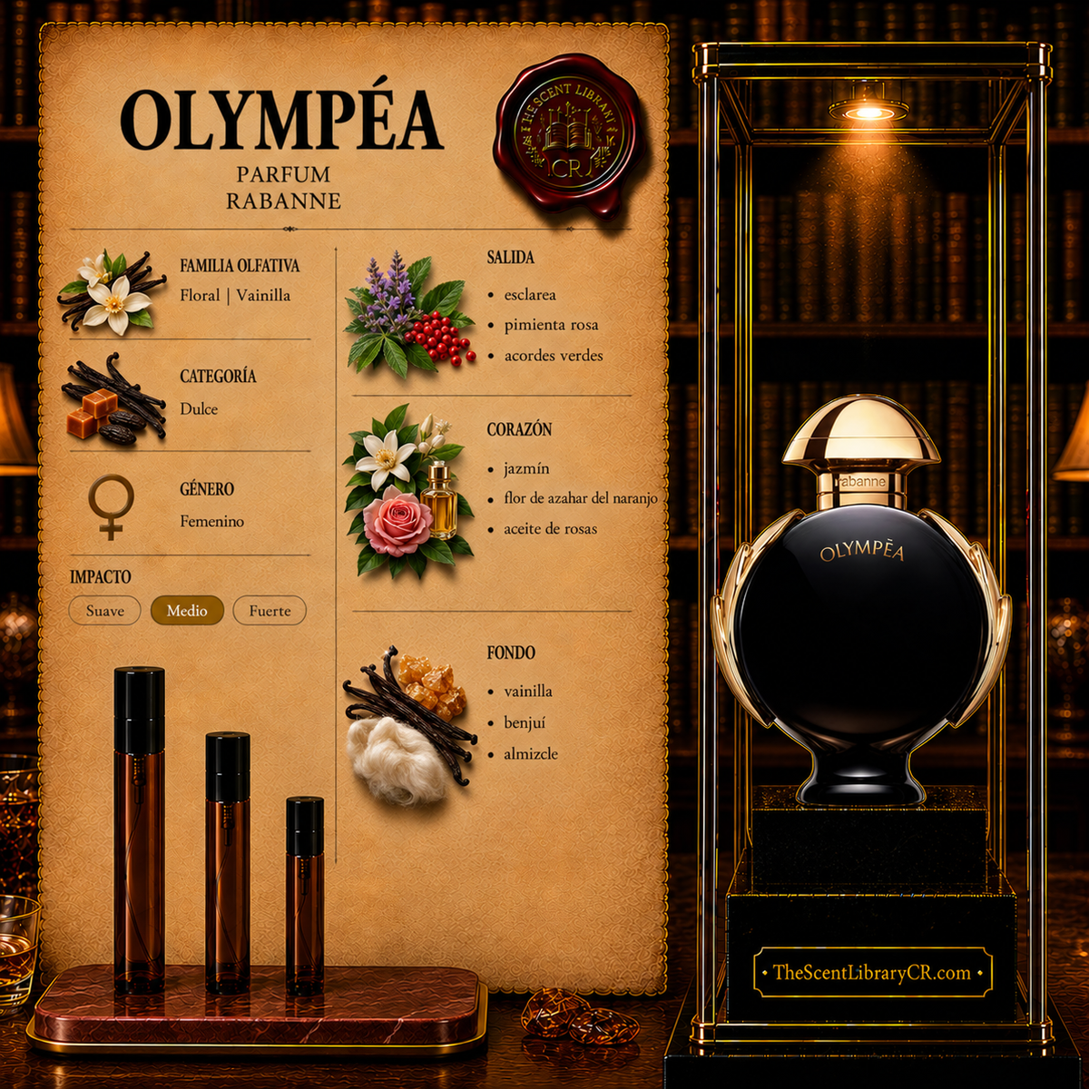 Imagen de notas de Rabanne Olympea Parfum