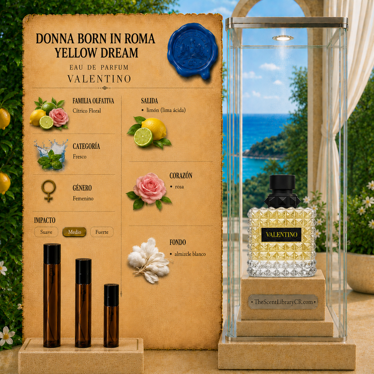 Imagen de notas de Valentino Donna Born In Roma Yellow Dream