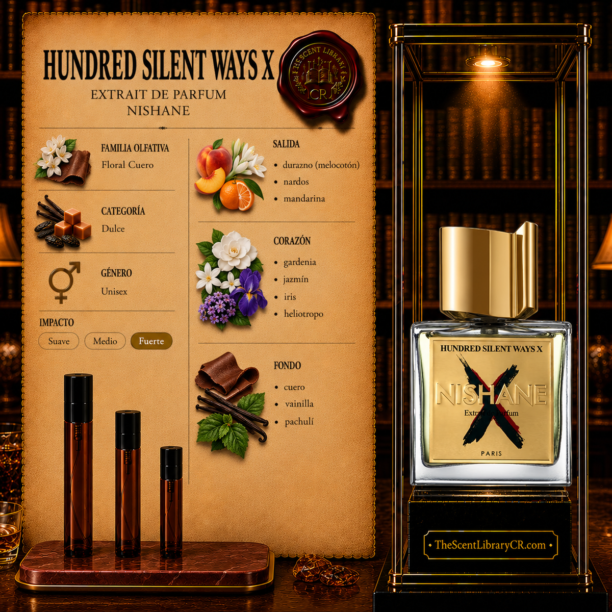 Imagen de notas de Nishane Hundred Silent Ways X