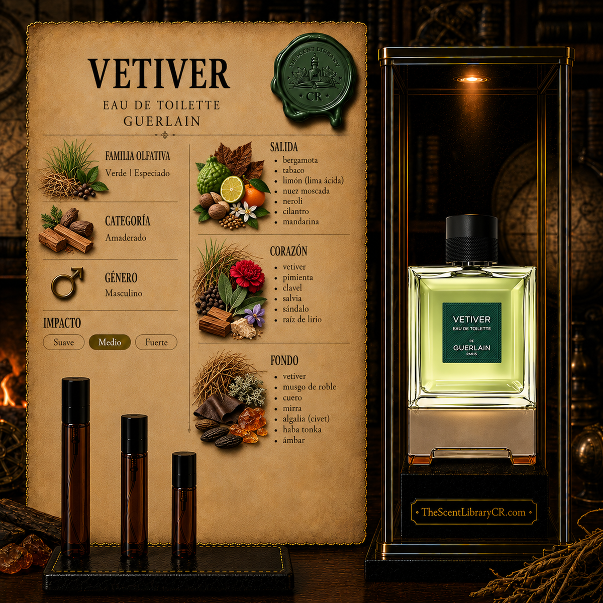 Imagen de notas de Guerlain Vetiver EDT