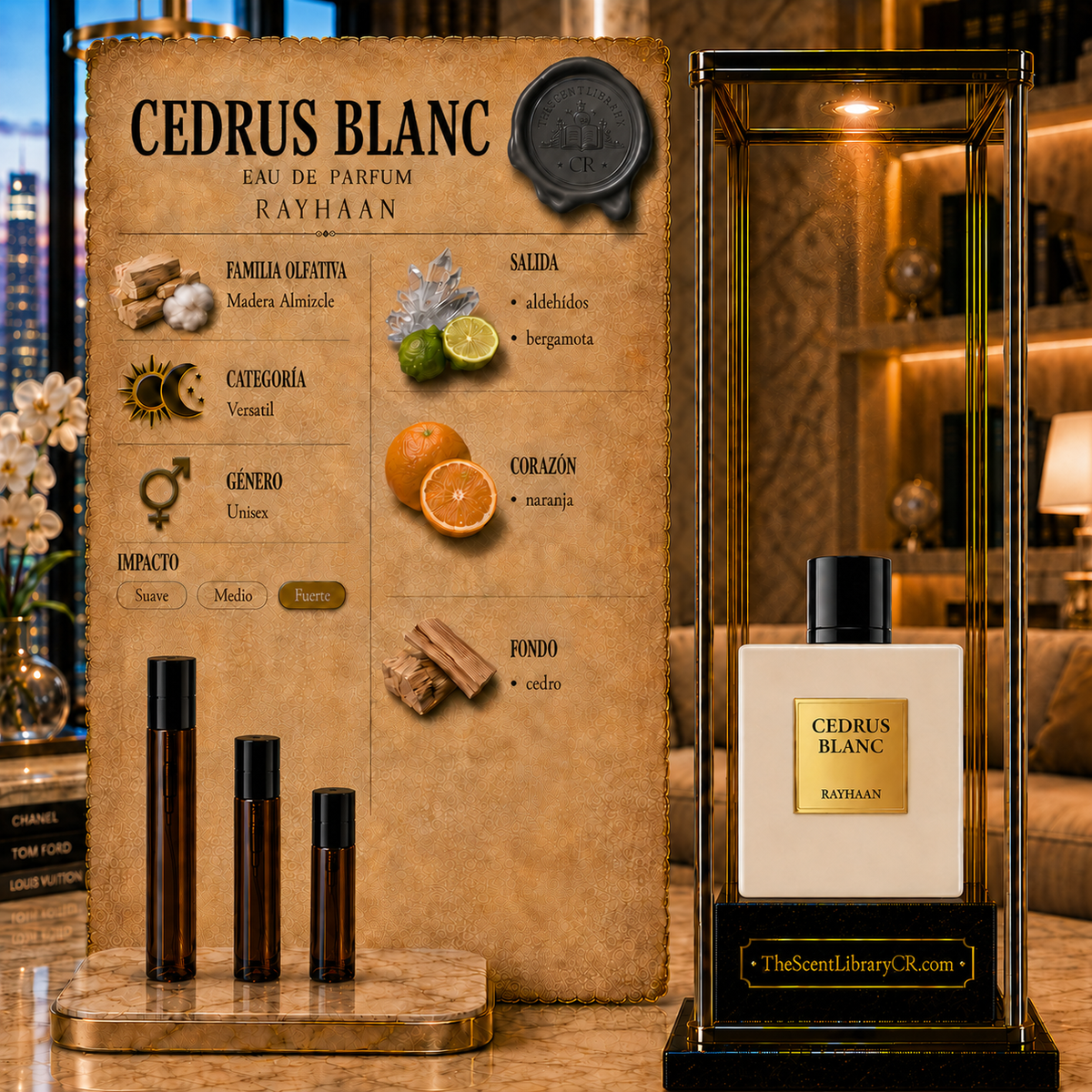 Imagen de notas de Rayhaan Cedrus Blanc