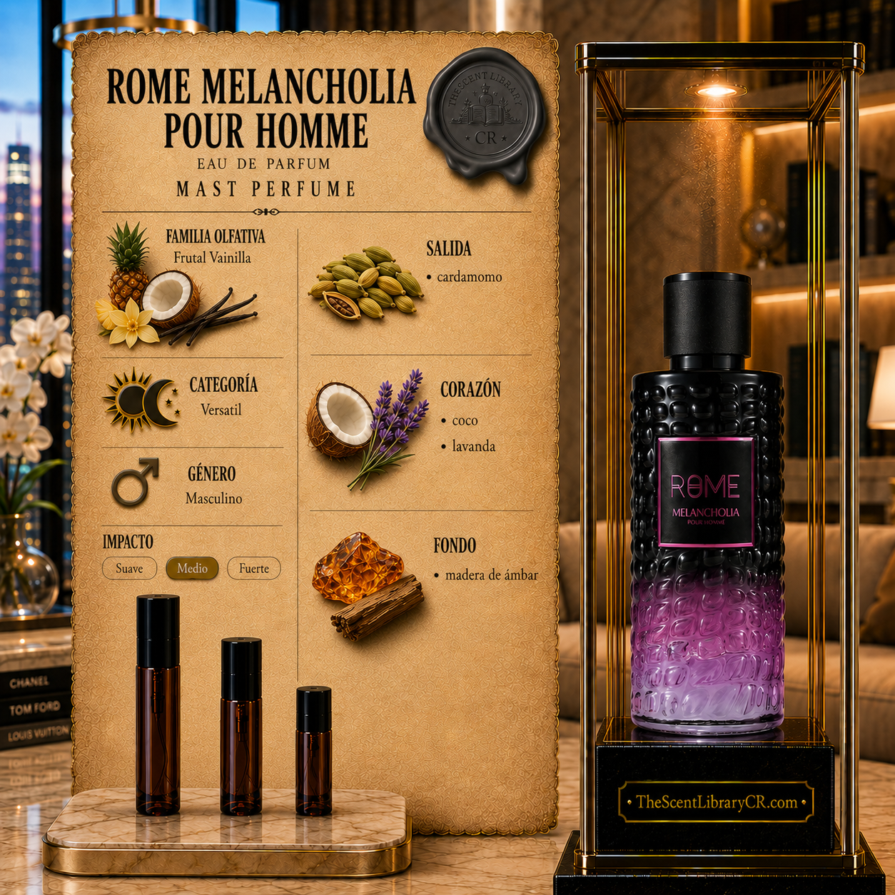 Mast Perfume Rome Melancholia Pour Homme