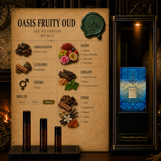 Imagen de notas de Risala Oasis Fruity Oud