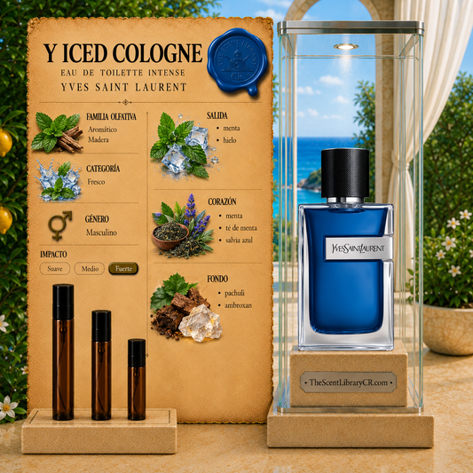 Imagen de notas de Yves Saint Laurent Y Iced Cologne EDT Intense