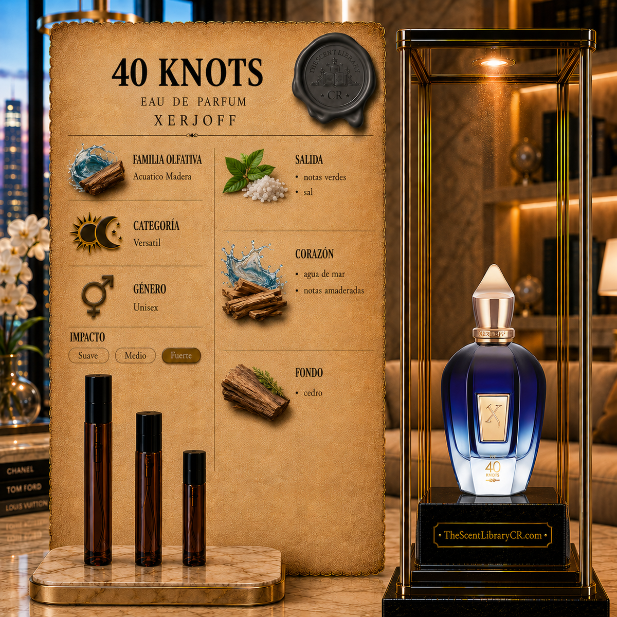 Imagen de notas de Xerjoff 40 Knots